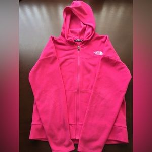 THE NORTH FACE pink jacket with hood
